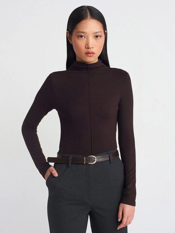 Dilvin Shirt in Brown: front