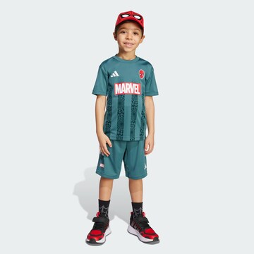 ADIDAS SPORTSWEAR Trainingsanzug 'Marvel Spider-Man' in Grün