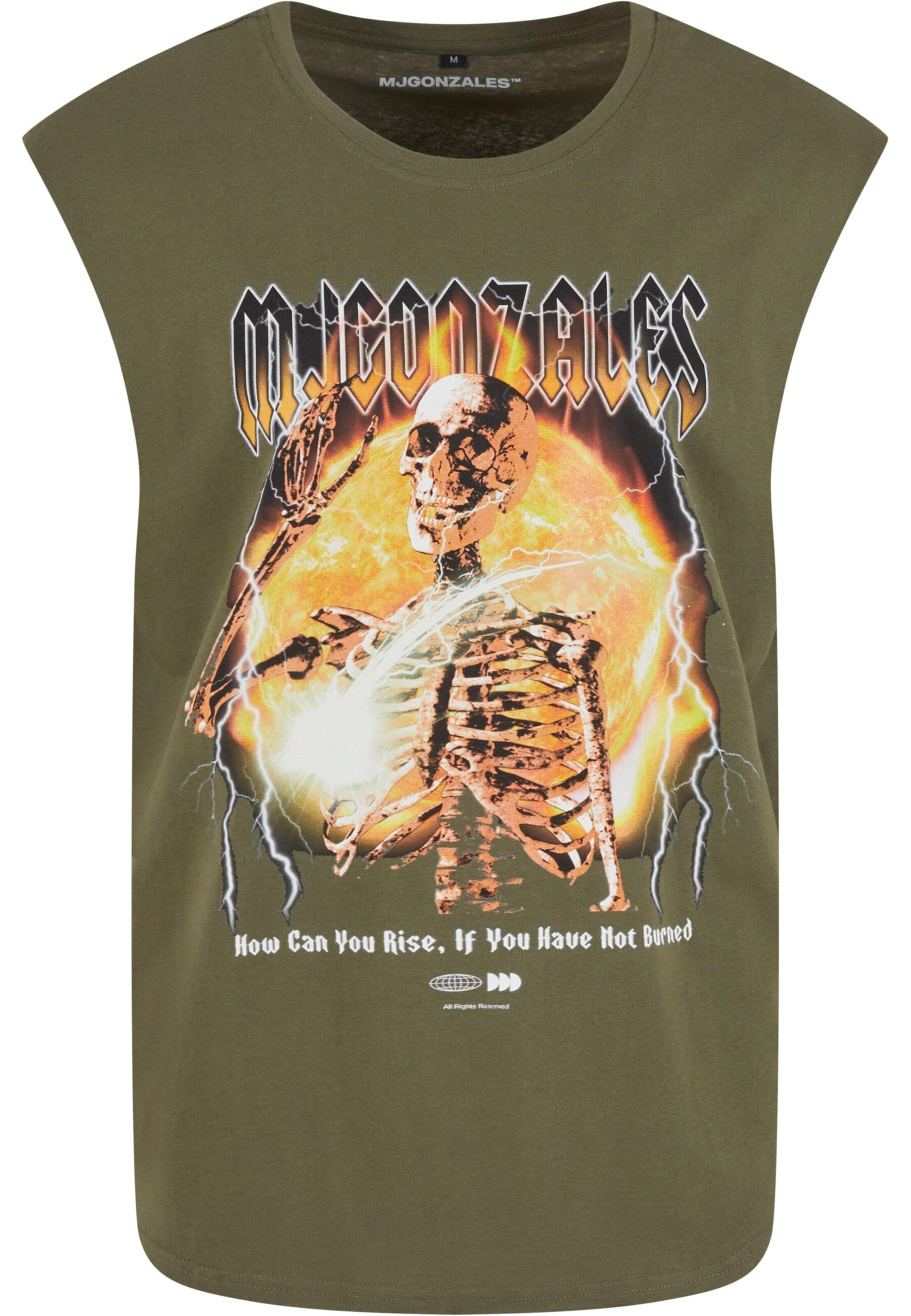 T-Shirt MJ Gonzales en vert : devant