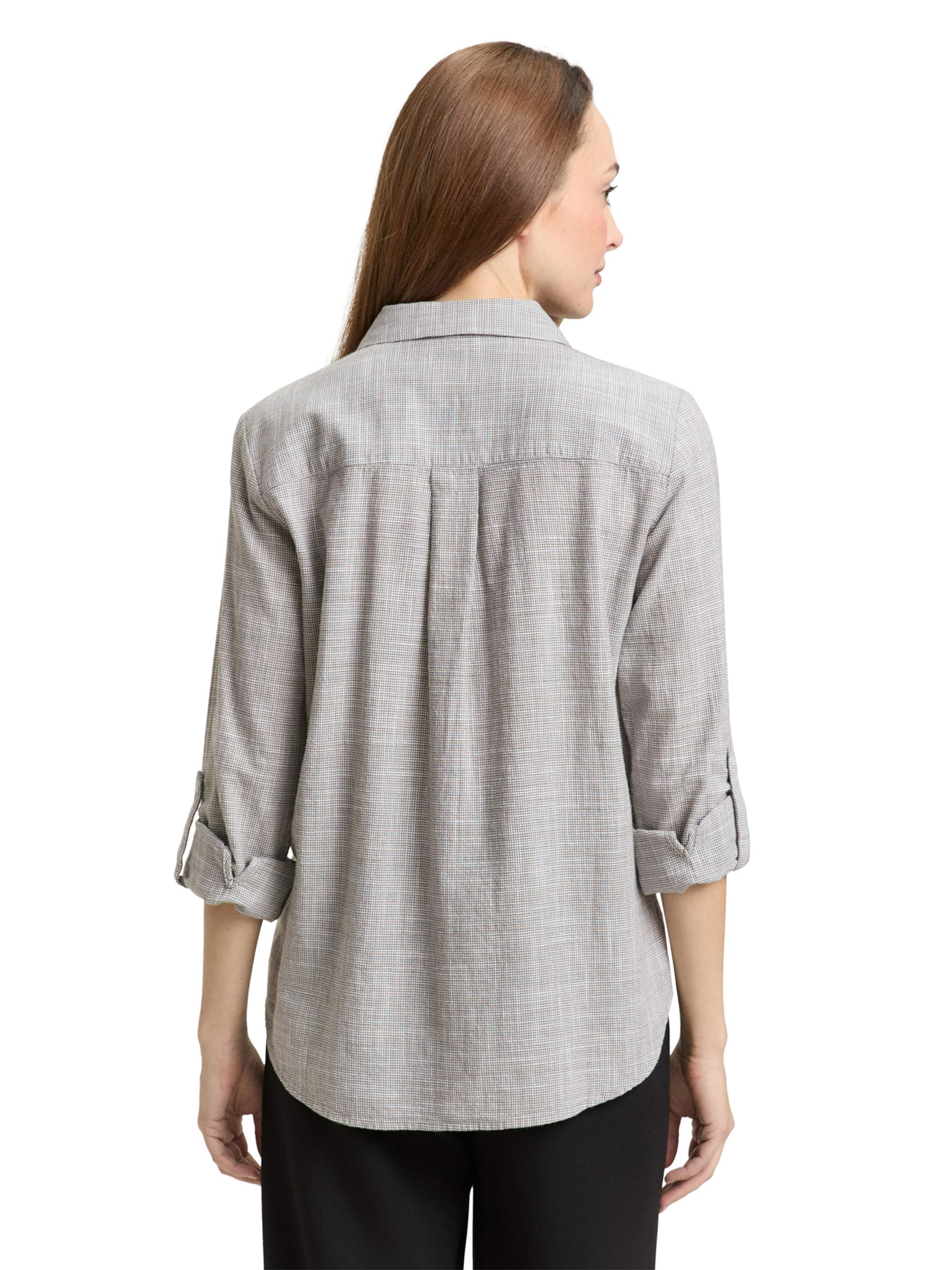 TOM TAILOR Bluse in Grau