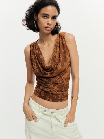 Desigual Póló - barna: elől