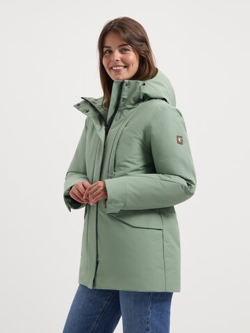 Travelin Winterjas 'Lisbet' in Groen