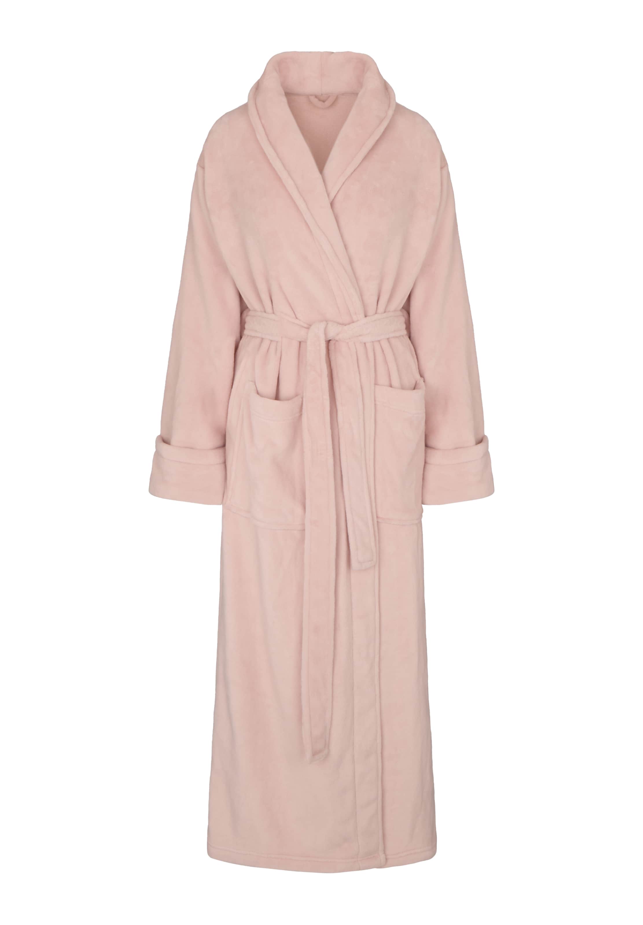 Peignoir long 'Bathrobe' Hunkemöller en rose : devant