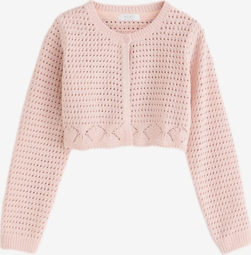 Next Knit cardigan in Pink: front