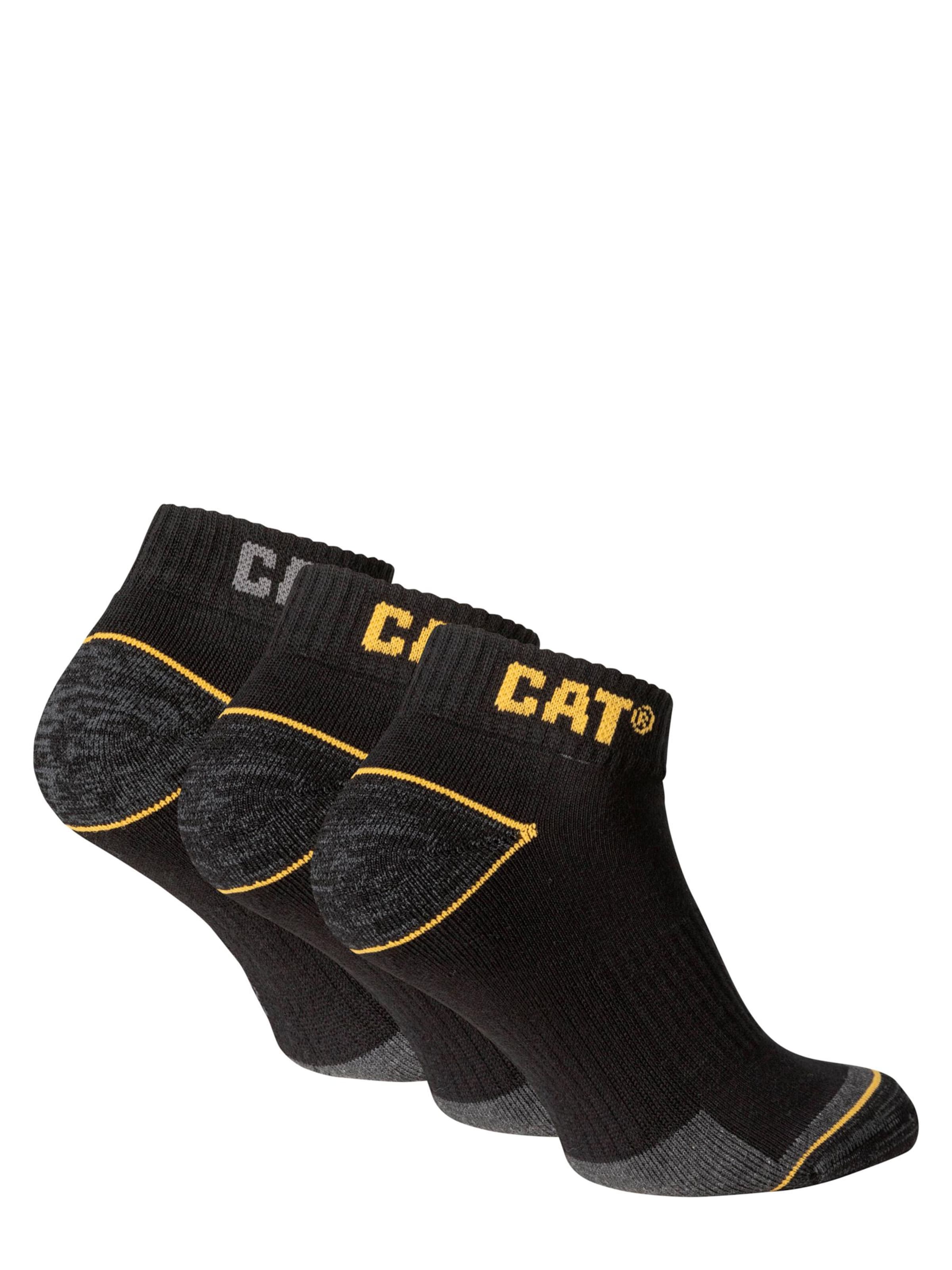 CATERPILLAR Enkelsokken 'CAT Enkelsokken Heren Work Sneakers 9-paar Korte Werksokken' in Grijs