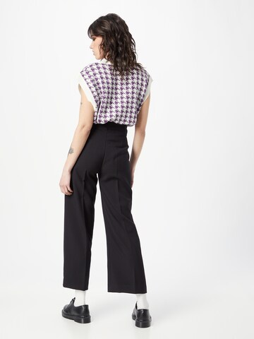 Lindex Regular Pleated Pants 'Lykke' in Black