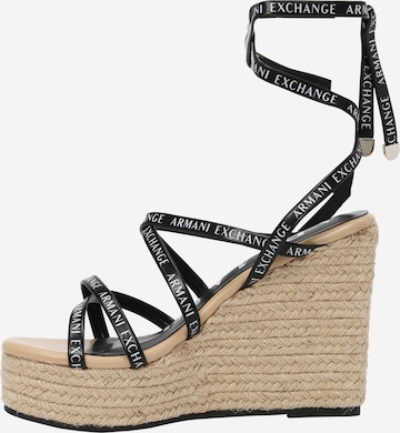 ARMANI EXCHANGE Remsandal i svart