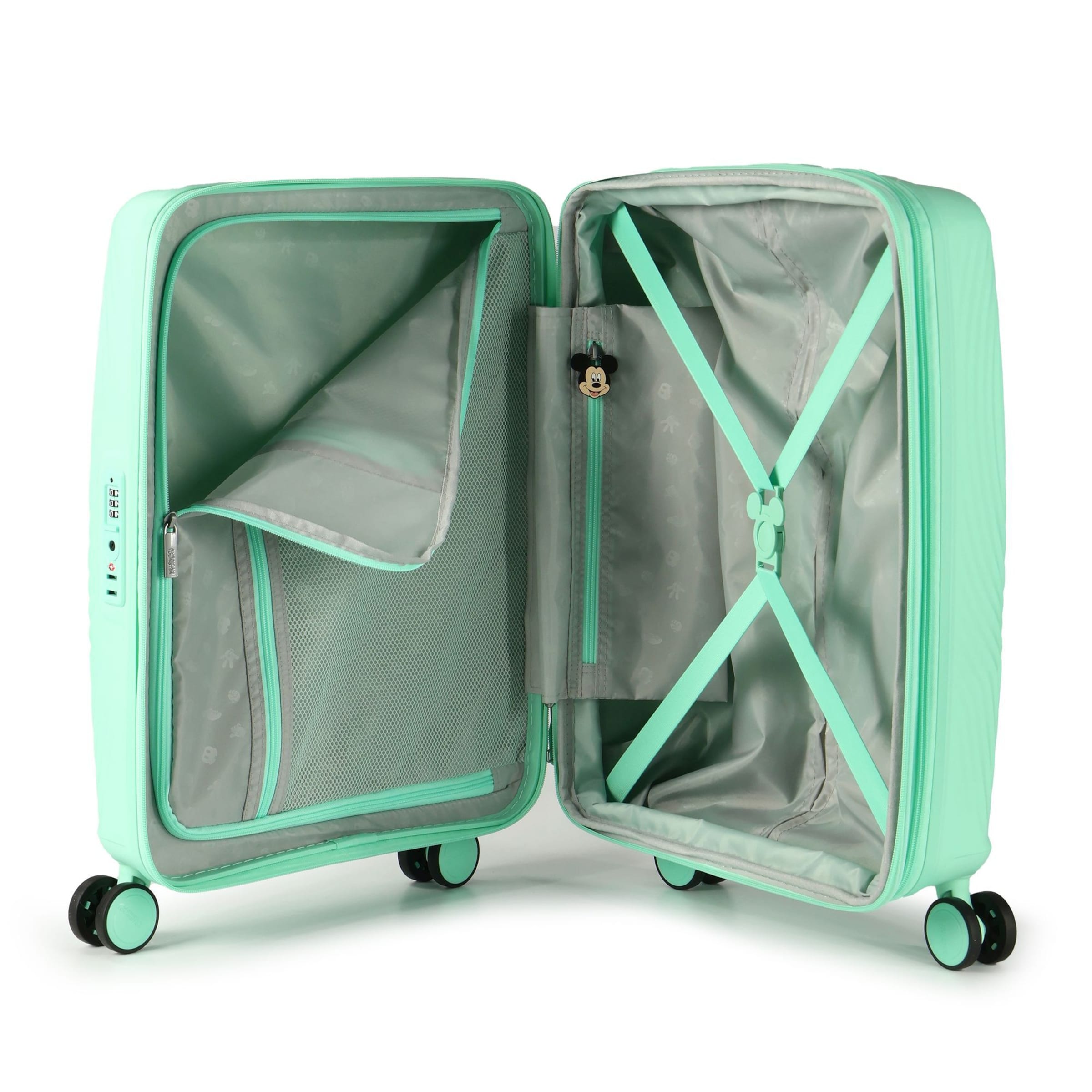 American Tourister Trolley 'Mickey Magic' in Grün