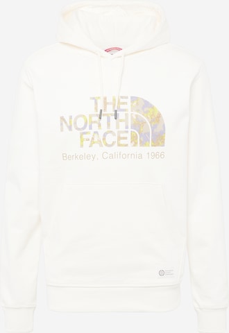 THE NORTH FACE Sweatshirt in White: front