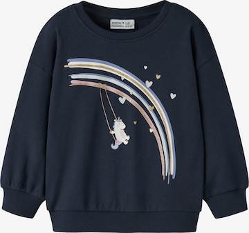 NAME IT Sweatshirt 'NMFVALONA' in Blue: front