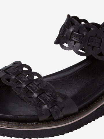 TAMARIS Strap Sandals in Black