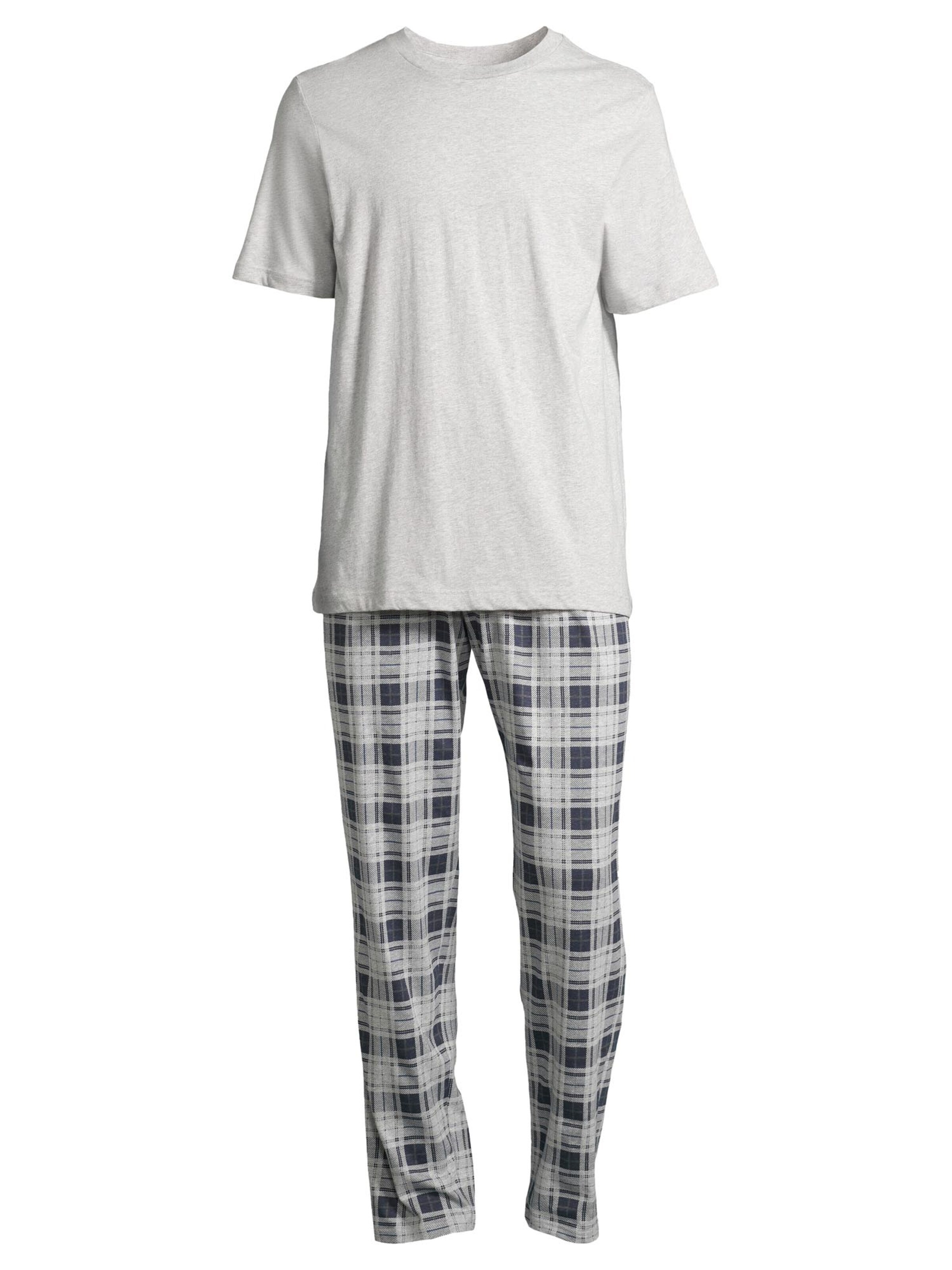 SCHIESSER Pajama short 'Night & Home' in Grey: front