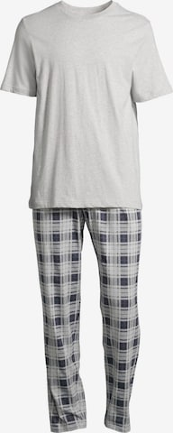 SCHIESSER Pajama short 'Night & Home' in Grey: front
