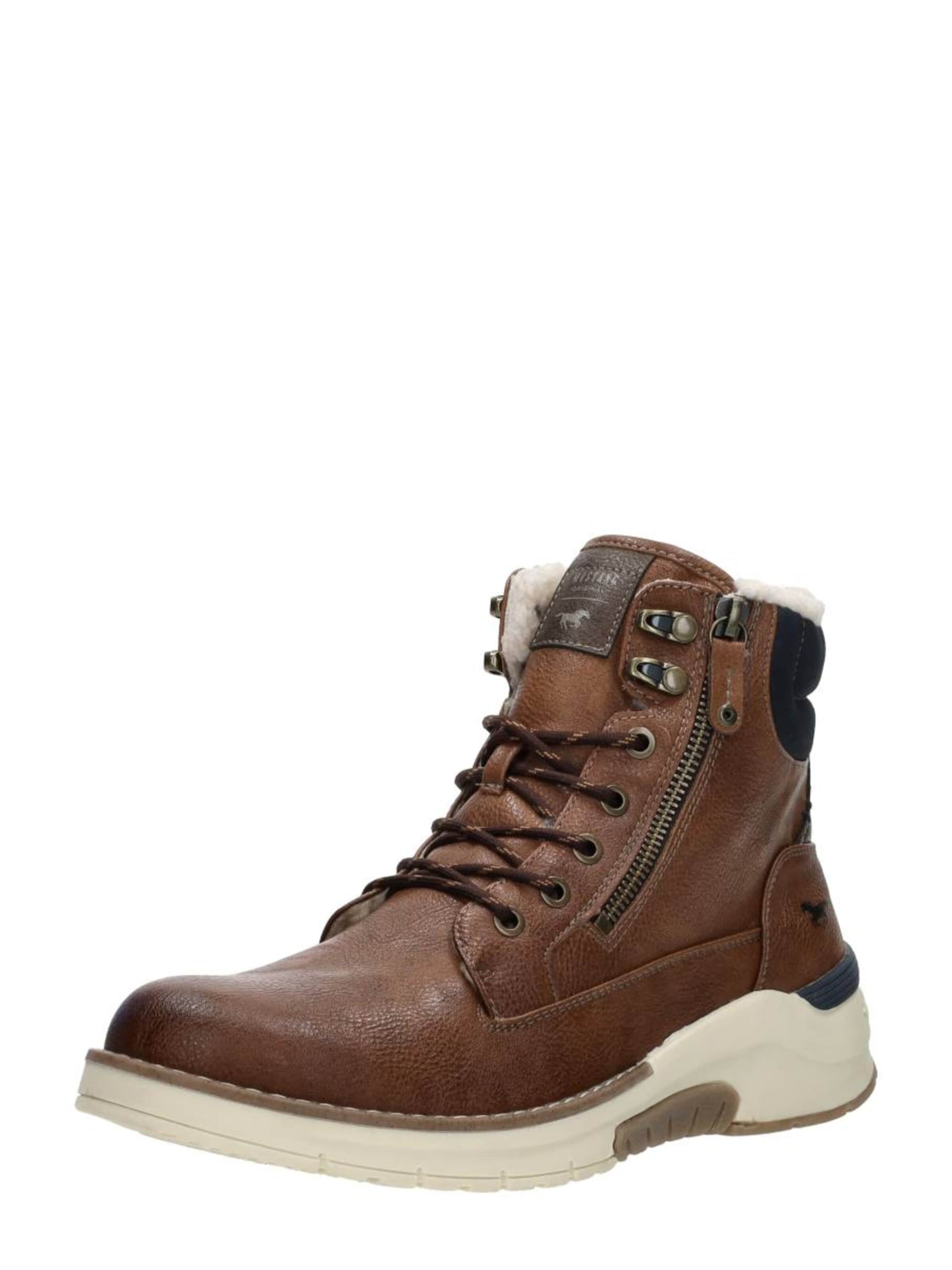 Bottes à lacets 'Veterschoenen Hoog' MUSTANG en marron