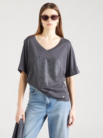 Key Largo - Camiseta 'WT BAM' en gris: frente