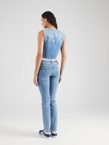 Coupe slim Jean 'JULIA' Sublevel en bleu