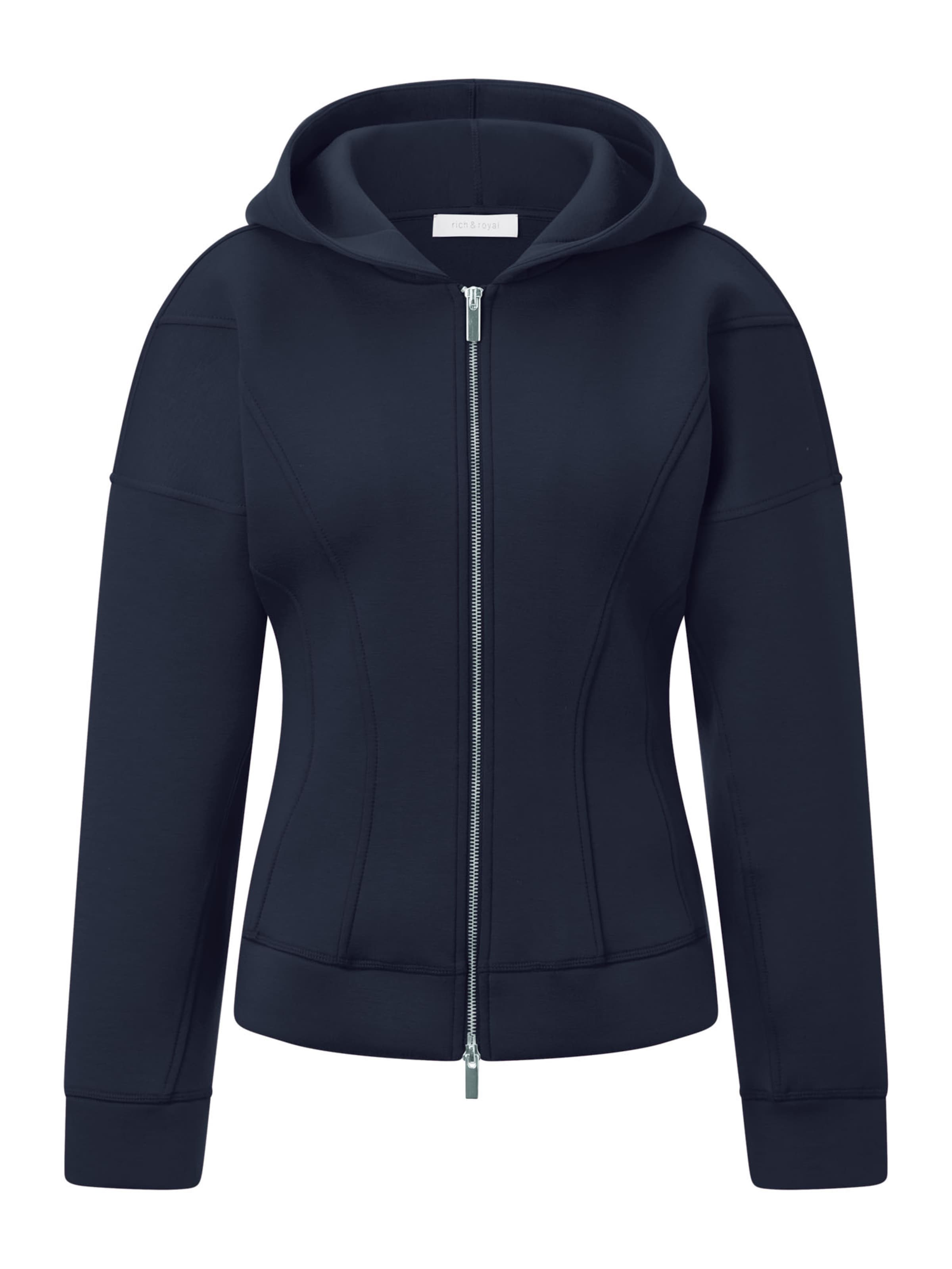 Giacca di felpa di Rich & Royal in blu: frontale