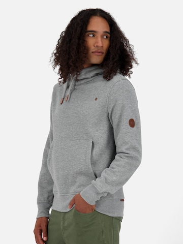 Alife and Kickin - Sweatshirt 'JohnsonAK' em cinzento