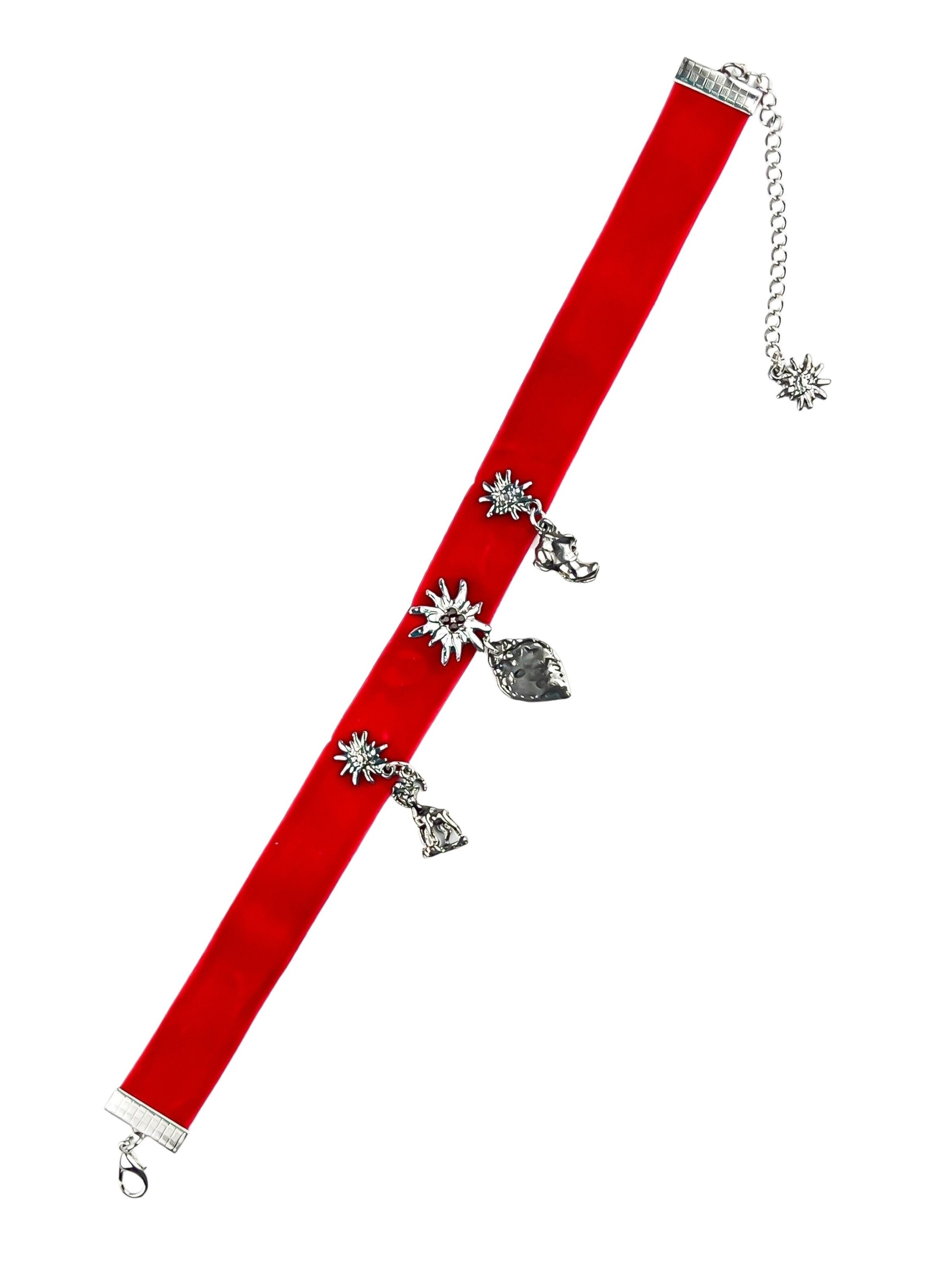 Allgäu Rebell Necklace 'Doro' in Red