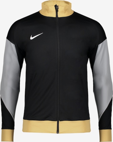 NIKE Athletic Jacket in Black: front