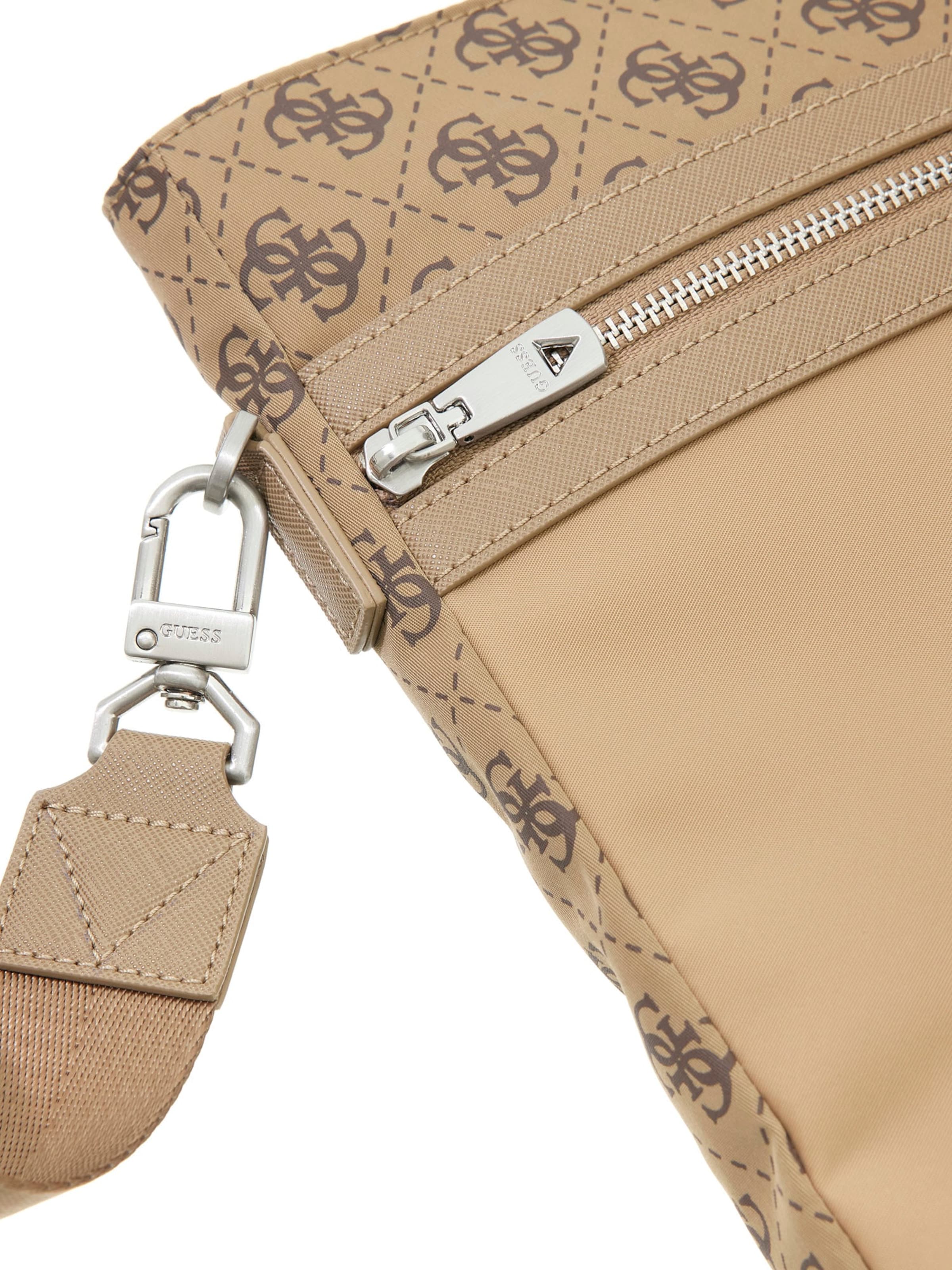 GUESS Axelremsväska 'BERLIN' i beige