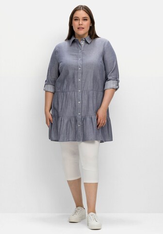 SHEEGO Bluse in Blau