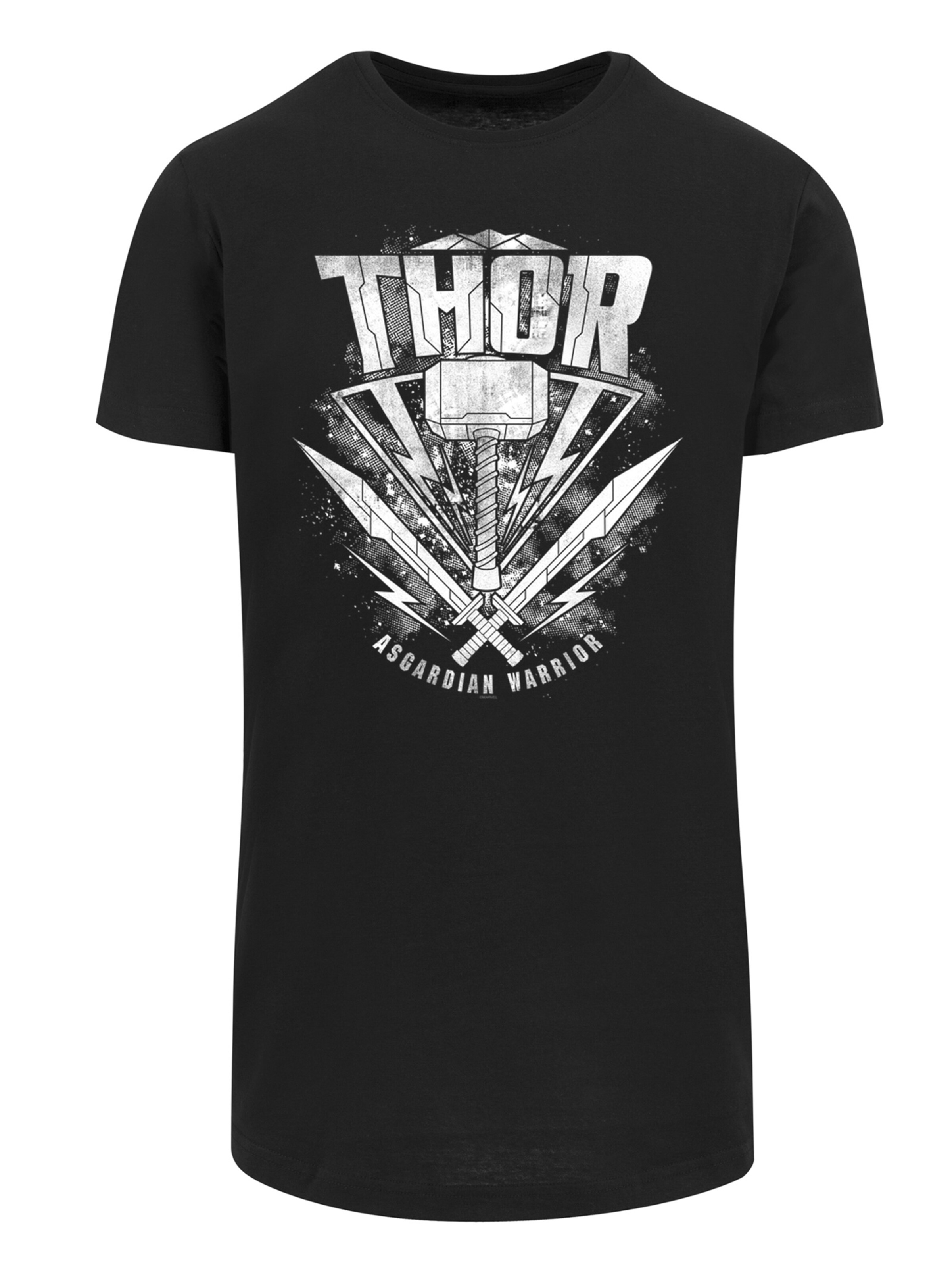 T-Shirt 'Marvel Thor Ragnarok Thor Hammer' F4NT4STIC en noir : devant