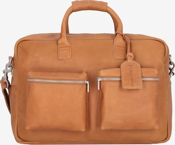 Amsterdam Cowboys Document Bag in Brown: front