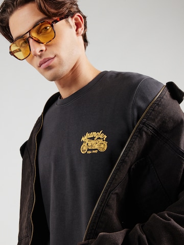 WRANGLER Bluzka sportowa 'AMERICANA' w kolorze czarny