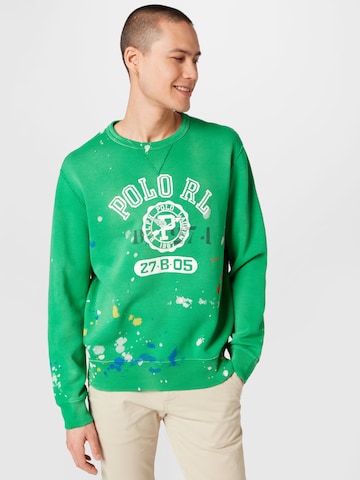 Polo Ralph Lauren Sweatshirt in Green: front