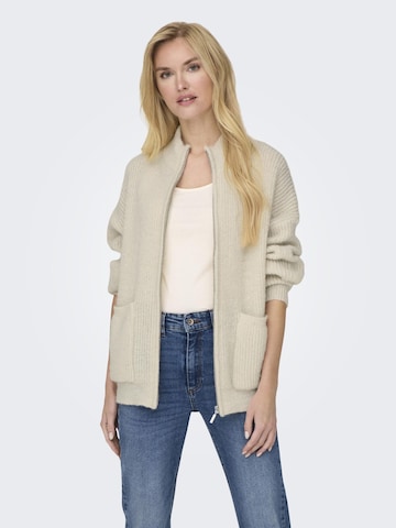 ONLY Cardigan 'KAJA' i beige: forside