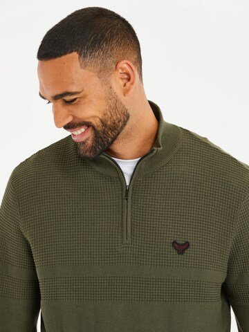 Pullover 'Knipe' di Threadbare in verde