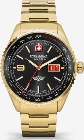 SWISS MILITARY HANOWA Analoguhr in Gold: predná strana