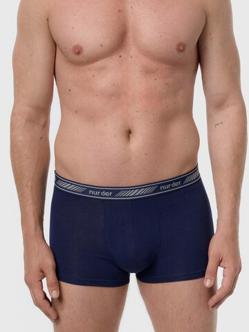 Nur Der Boxershorts ' 3D-Flex Classic ' in Blauw: voorkant