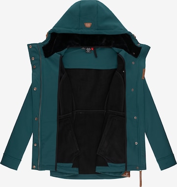 Ragwear Weatherproof jacket 'Yba' in Green
