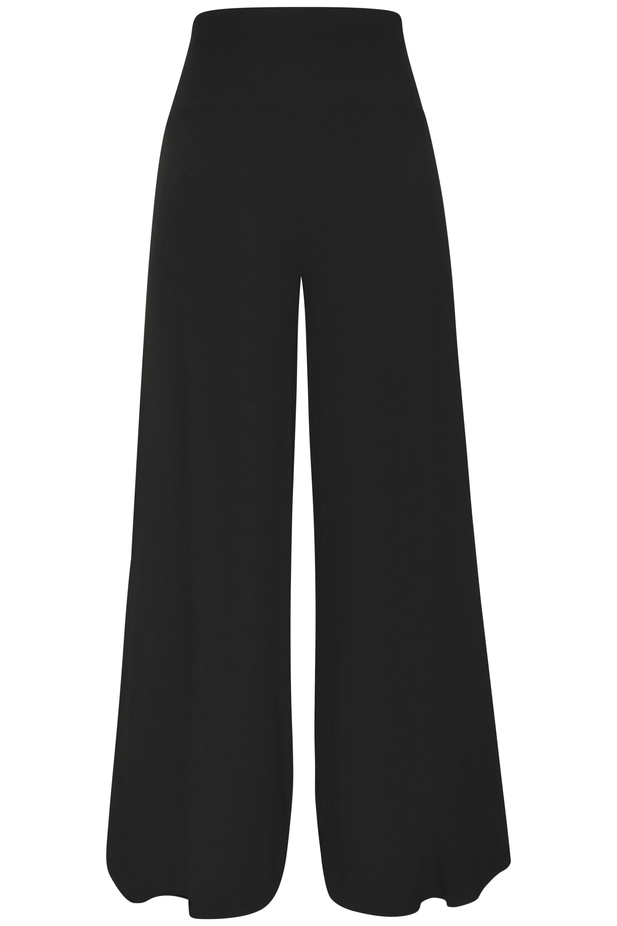 LASCANA Wide Leg Hose in Schwarz