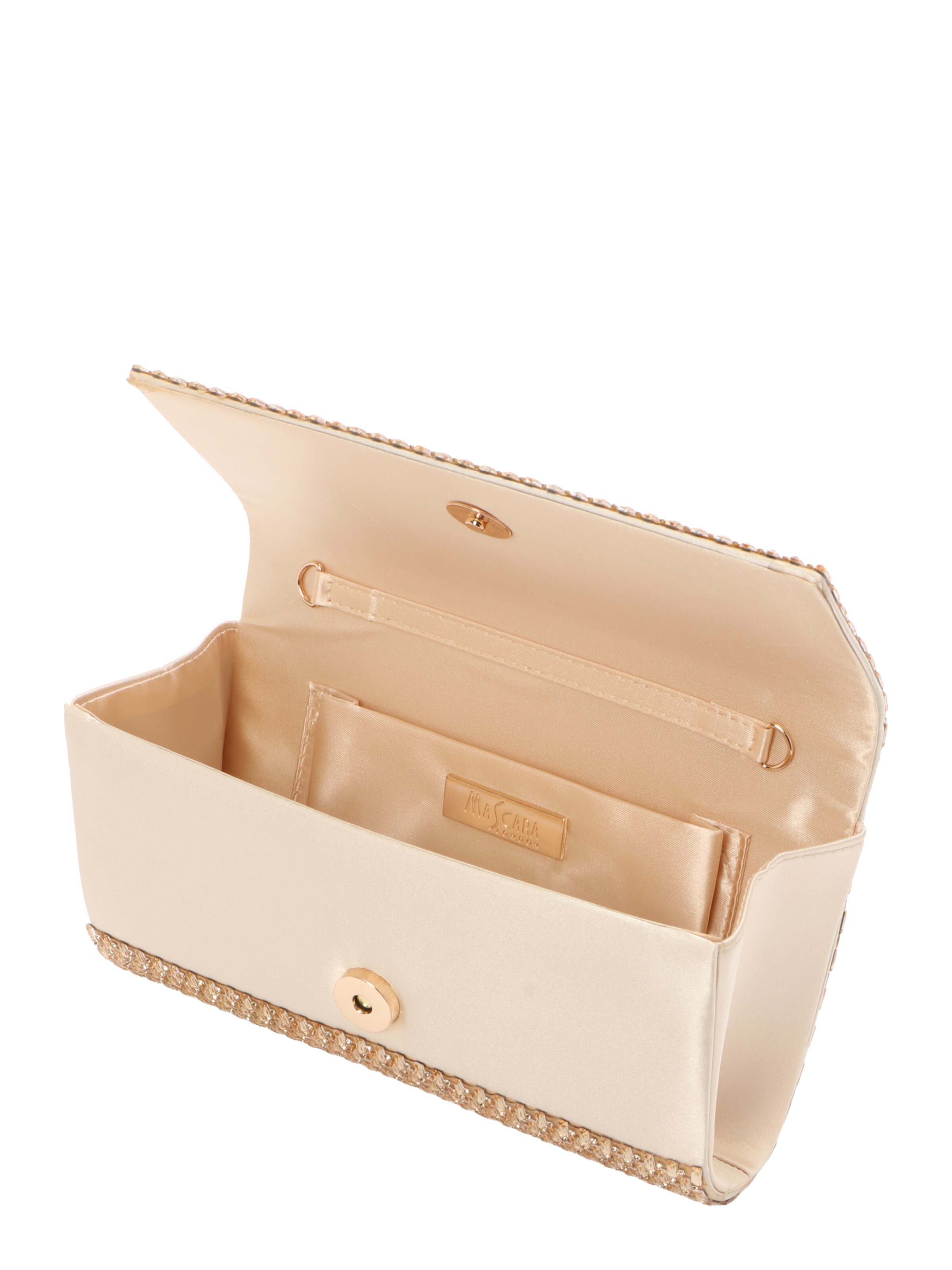 Pochette mascara en or