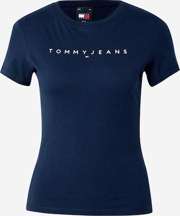 Tommy Jeans Curve Póló - kék: elől