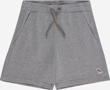 Abercrombie & Fitch Regular Панталон 'ESSENTIALS' в сиво: отпред