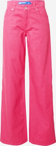 KARL LAGERFELD JEANS Loosefit Jeans in Pink: predná strana