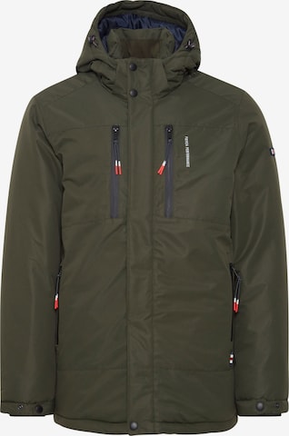 FQ1924 Winter Parka 'Fqjacob' in Green: front