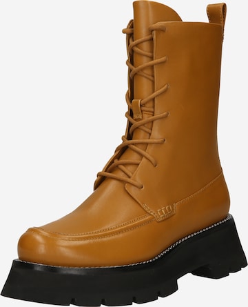 3.1 Phillip Lim Veterlaarsjes 'KATE' in Bruin: voorkant