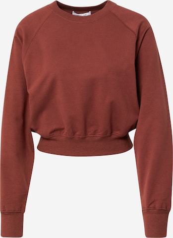 Sweat-shirt 'Marin' ABOUT YOU en marron : devant