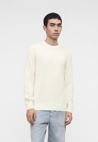 BOSS Sweater 'Avac_C-1' in Beige: front