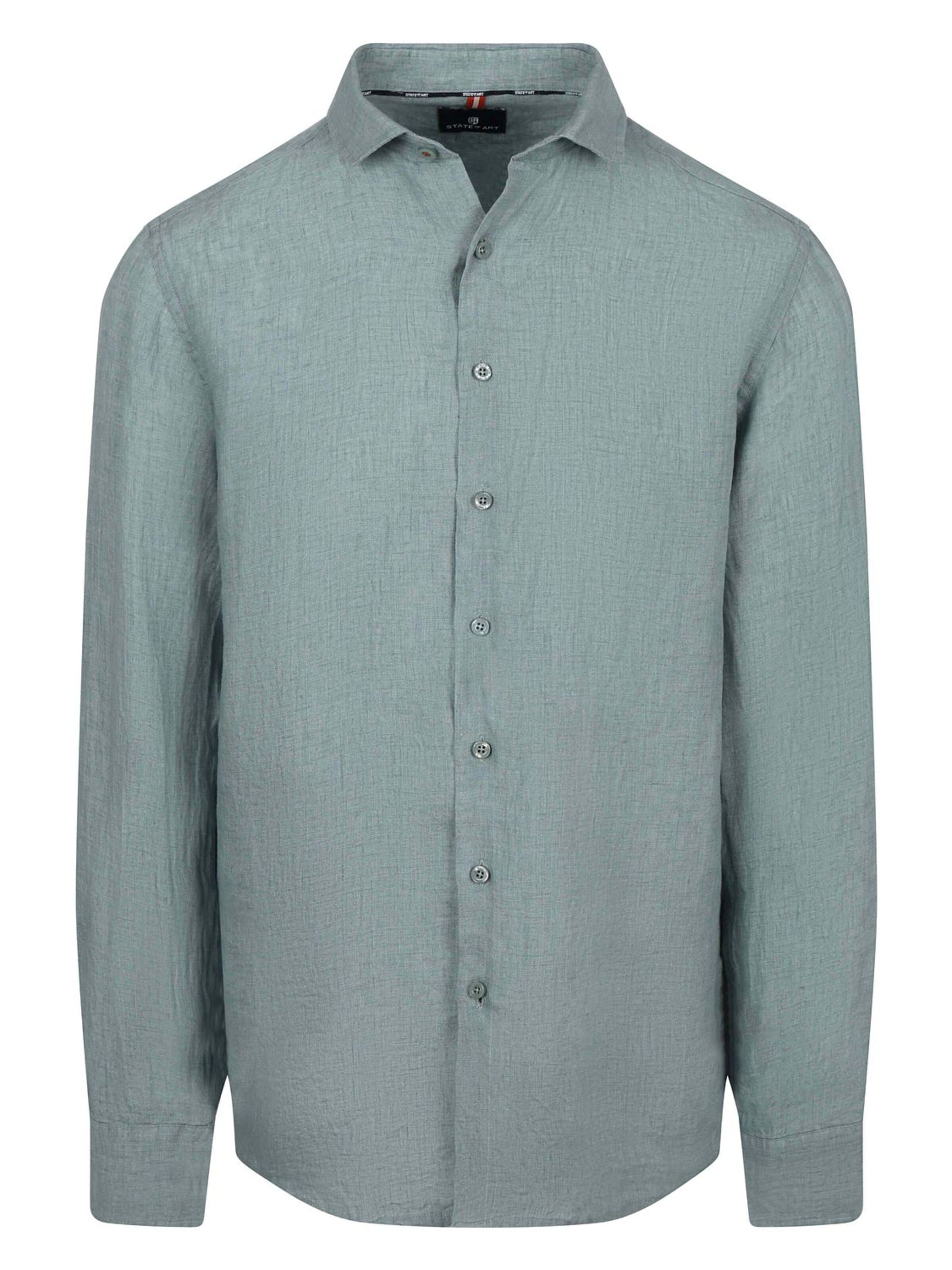 State of Art Button Up Shirt in Green: front