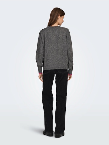 ONLY Sweter 'ONLNEW AMOUR' w kolorze szary