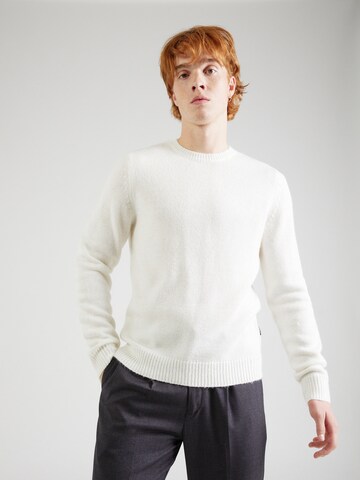 Pullover 'CHRIS' di Only & Sons in bianco: frontale