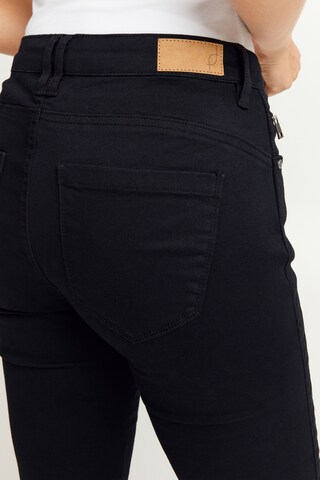 Fransa Slim fit Trousers in Black