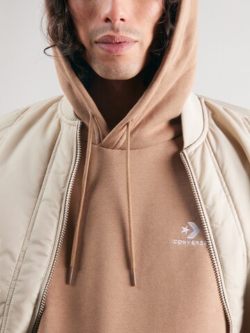 CONVERSE Hoodie 'Star Chev' in Braun