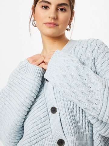 Monki Knit cardigan in Blue